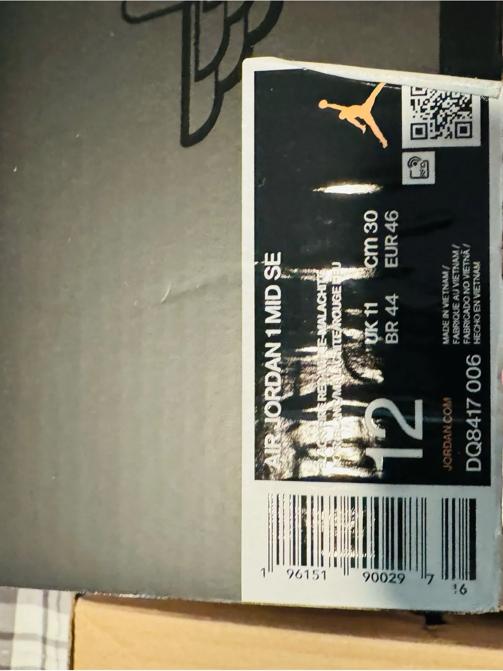 Nike Men’s Navy, White and Gray High-Top Sneakers